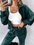 'Ursel' Crop Top and Joggers Set - Celes Fashion